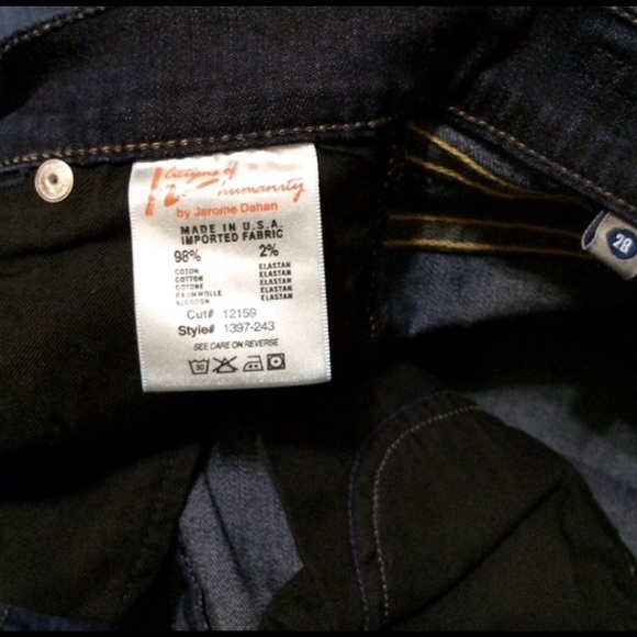 Citizens of Humanity Hutton Size 28 Wide Leg Denim - Picture 4 of 4